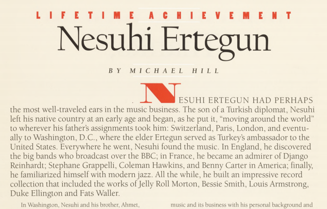 Nesuhi Ertegun